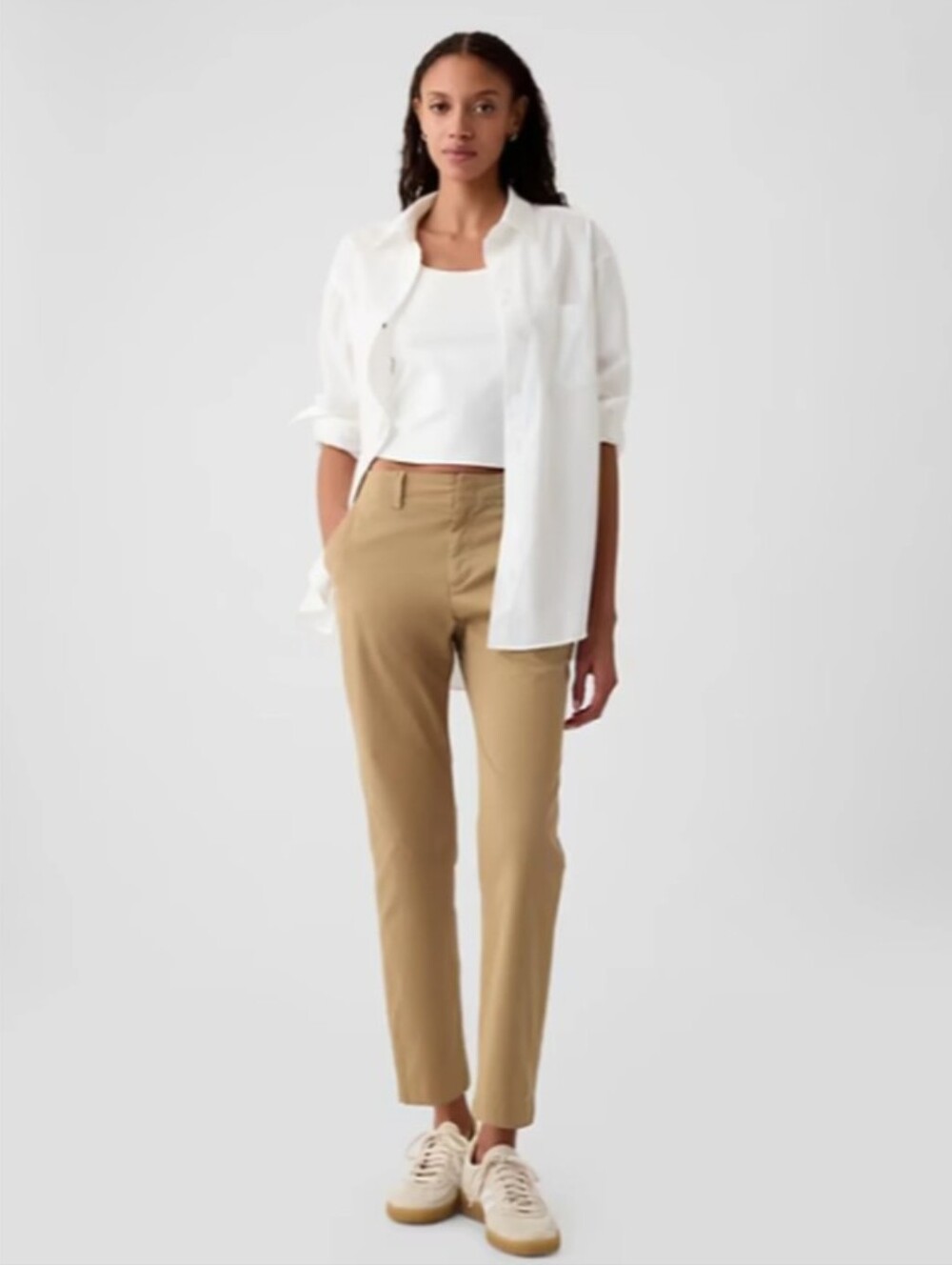 Gap Khaki Straightleg Ankle Pants